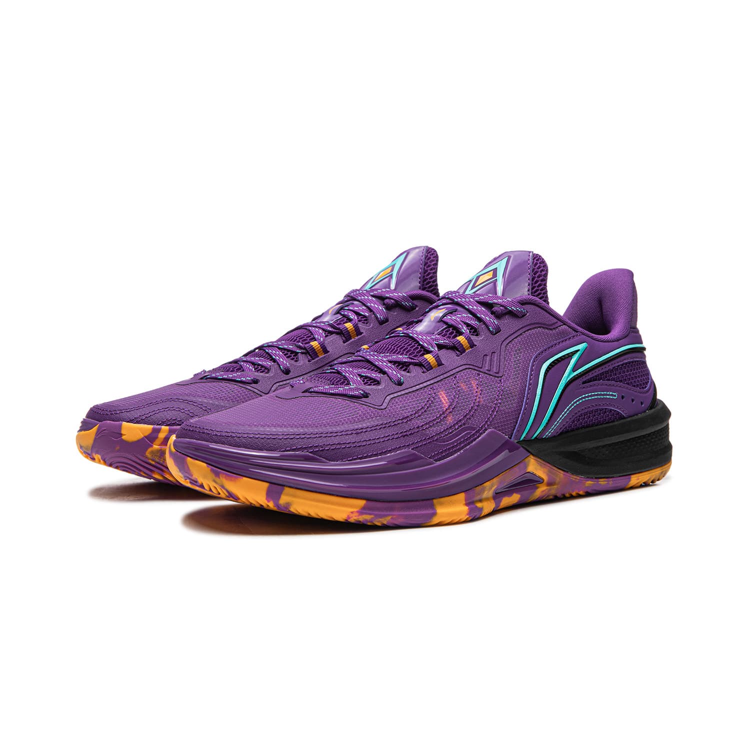 Кроссовки для баскетбола Li-Ning LINING Cloud Раздельная технология BENG Легкий гибкий стабильный поддерживающий обертывающий антискручивающий Лоу-топы Баскетбольные кроссовки Мужской Сливовый фиолетовый - изображение 3