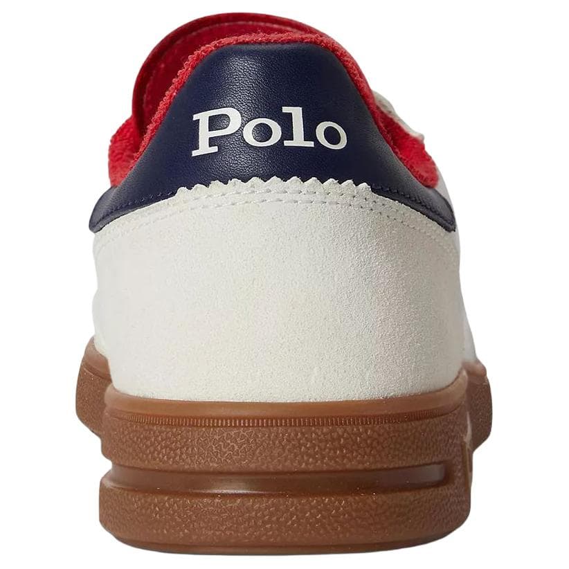Кроссовки Polo Ralph Lauren Bedford Кожа Искусственная замша Низкие кеды для скейтбординга Мужские Белые - изображение 5