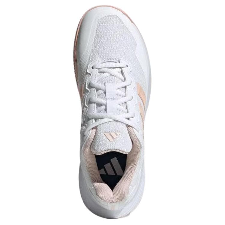 Кроссовки для тенниса Adidas GAMECOURT 2 Кроссовки для тенниса Women's White Розовый - изображение 4