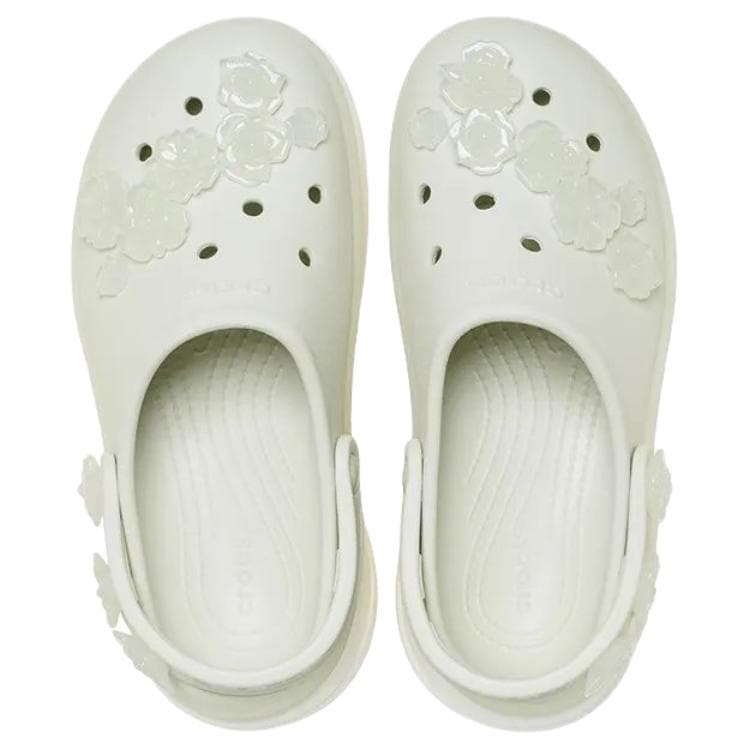 Сабо Crocs Классический Sabo Burst Of Цветы Женские Резиновые Экрю - изображение 5