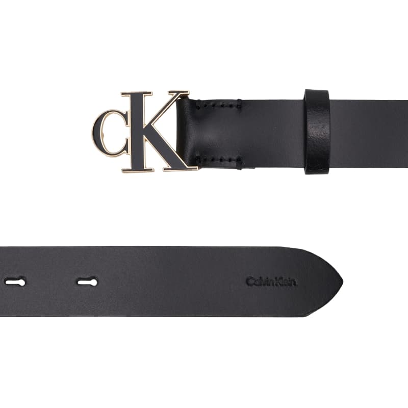 Ремень Calvin Klein Ремни из коровьей кожи Женские Черные Ширина 3 см - изображение 4