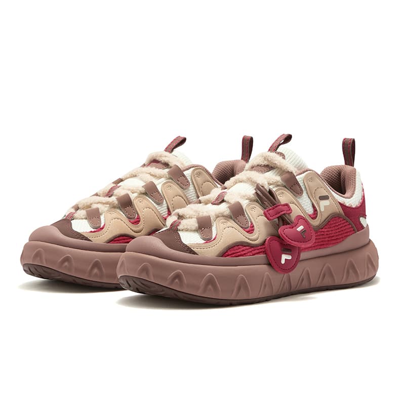 Кроссовки FILA FUSION PISA FLAT Конусная обувь противоскользящая устойчивая к истиранию низкий топ скейтборд обувь женская - изображение 3