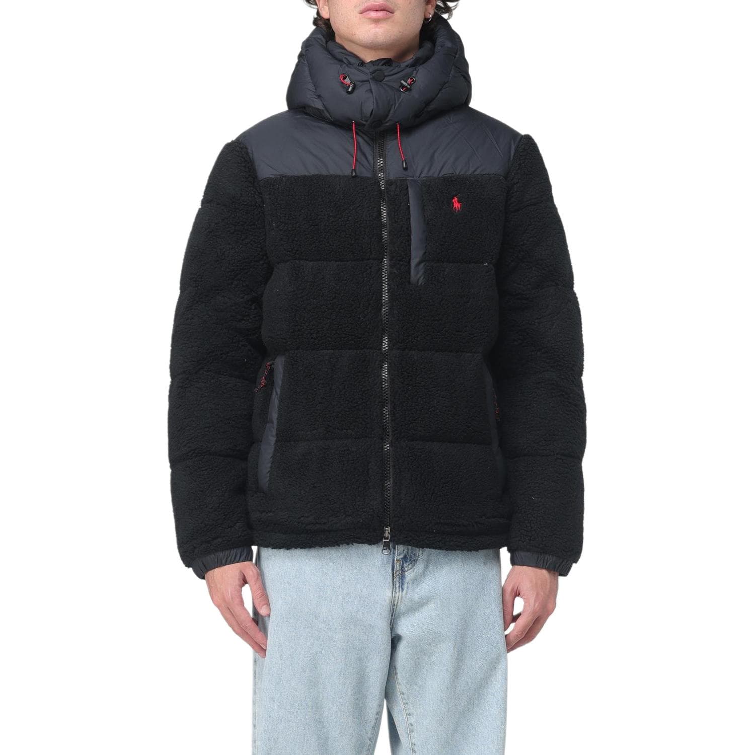 Зимняя куртка Polo Ralph Lauren Мужской пуховик черного цвета - изображение 3