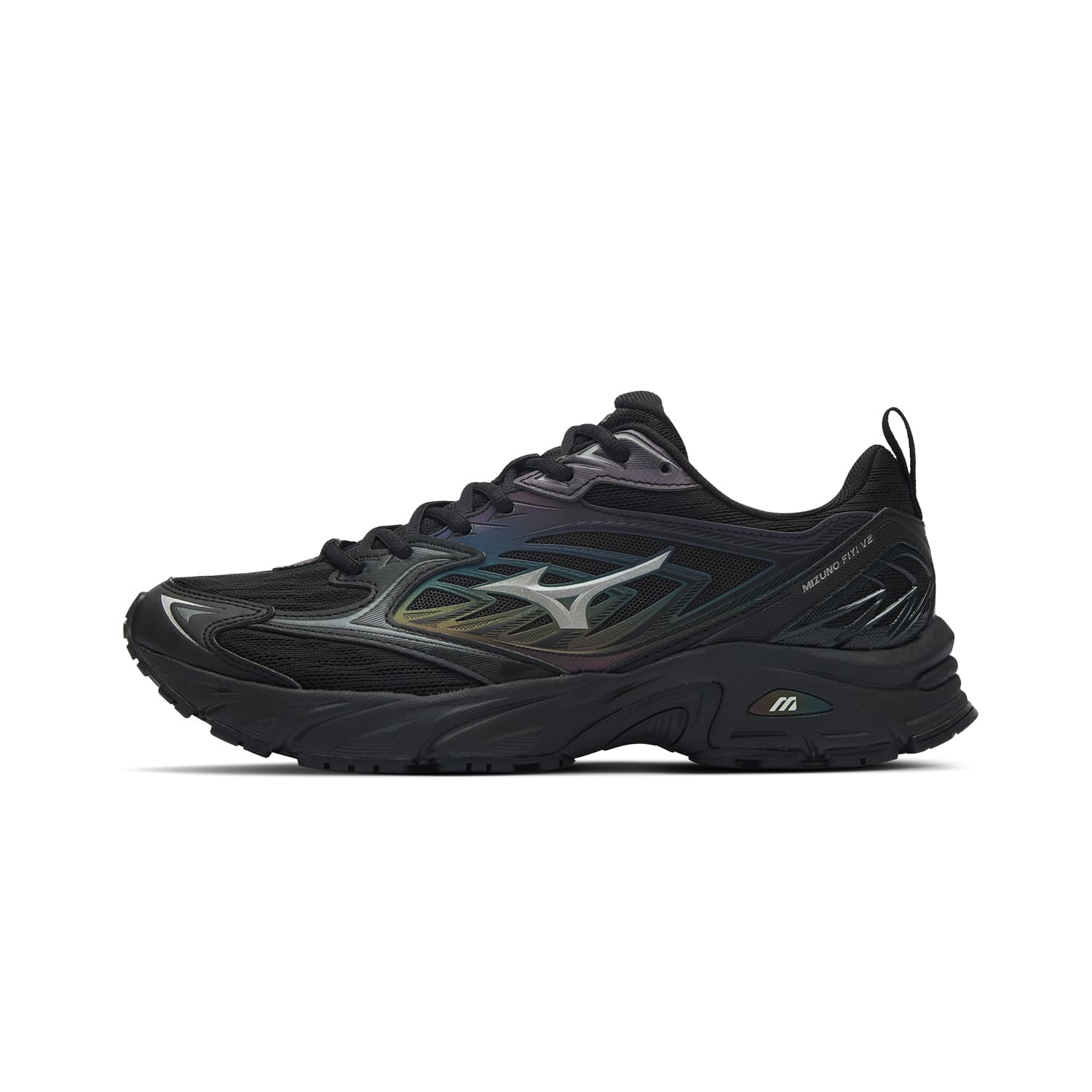 Кроссовки для бега Mizuno FIYI V2 Текстиль Синтетическая кожа Низкие кроссовки для бега Унисекс Черные - изображение 1