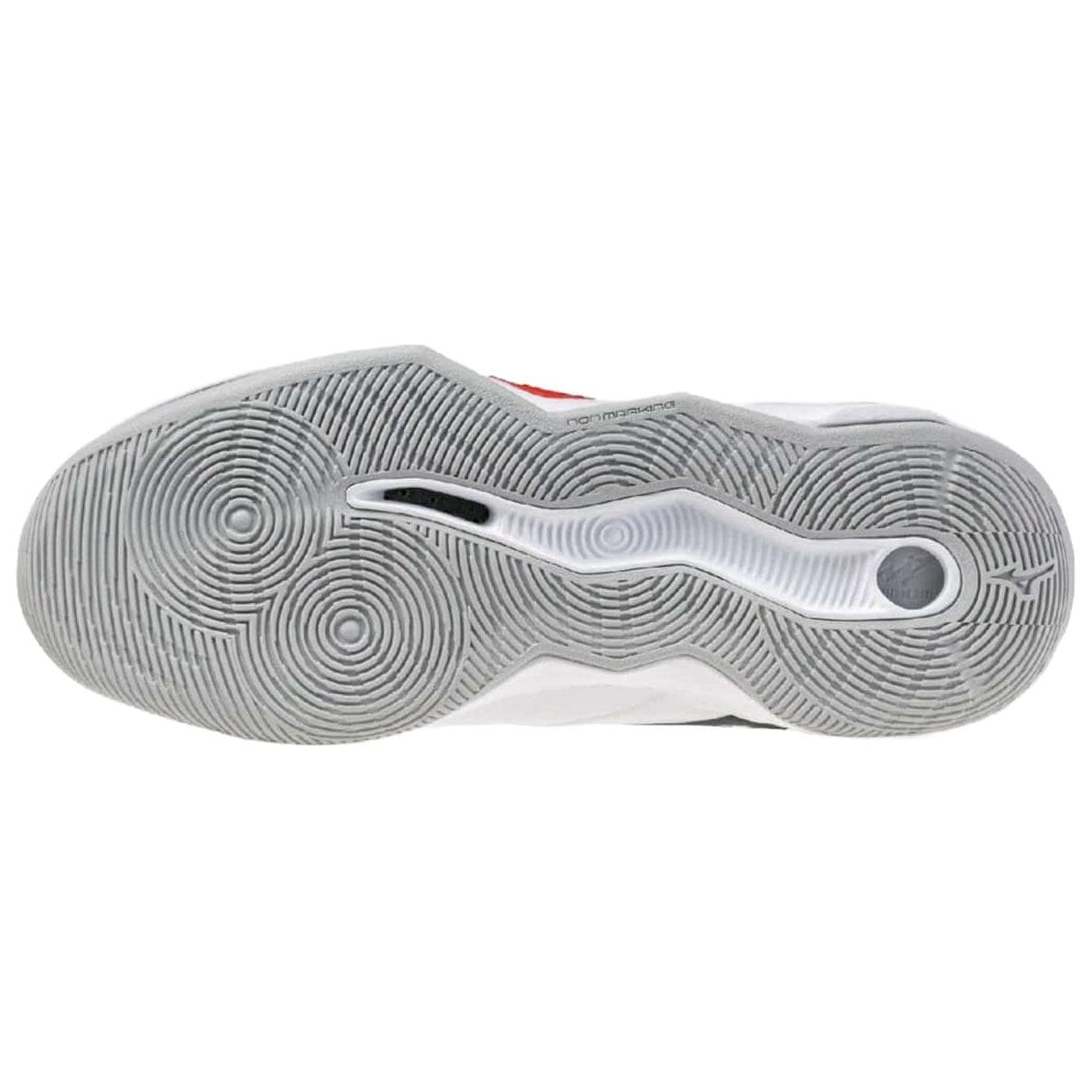 Кроссовки Mizuno WAVE MOMENTUM PRO Поддержка Волейбольные кроссовки Унисекс Белый черный красный - изображение 5