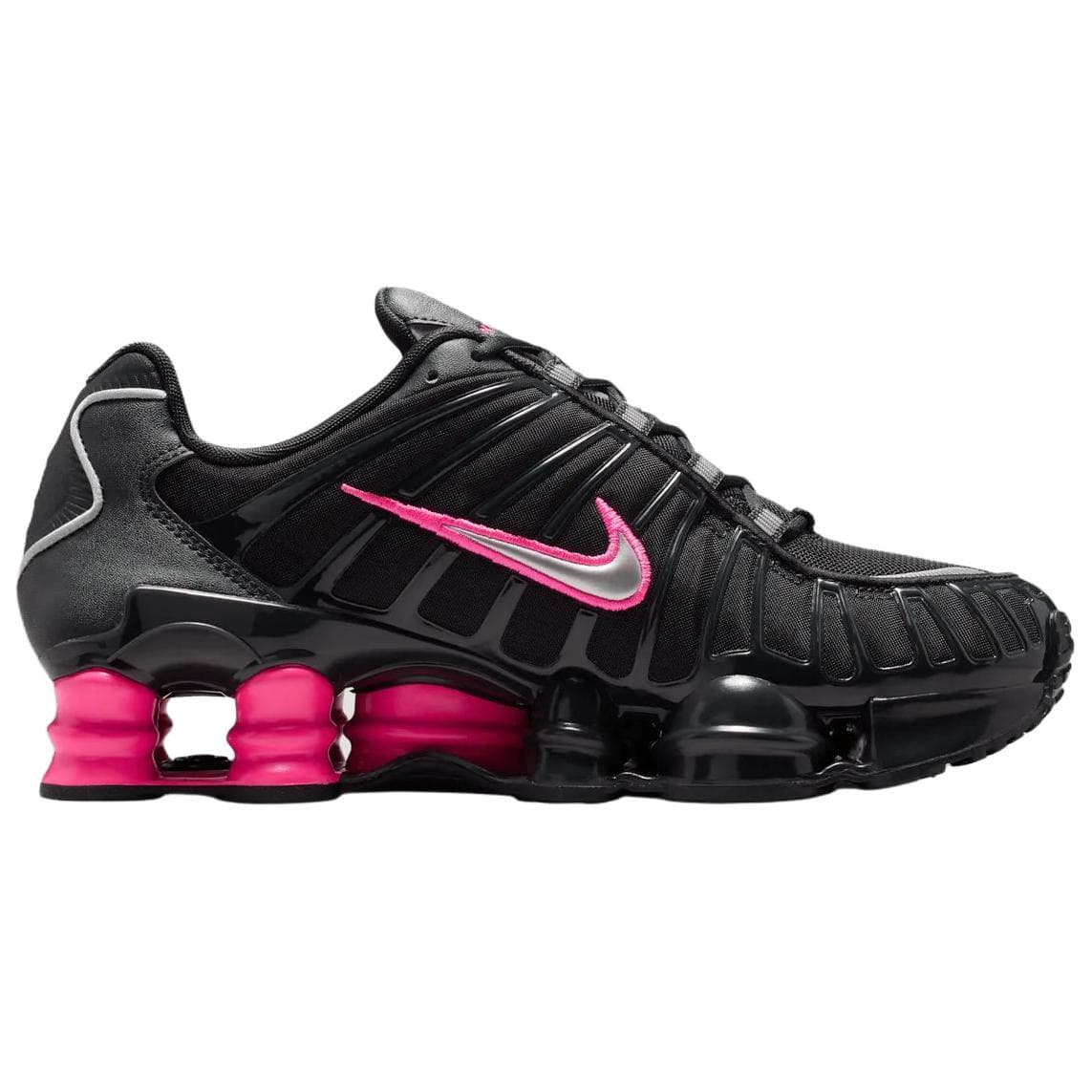 Кроссовки NIKE Shox TL Беговые кроссовки Женские Черно-розовый - изображение 2