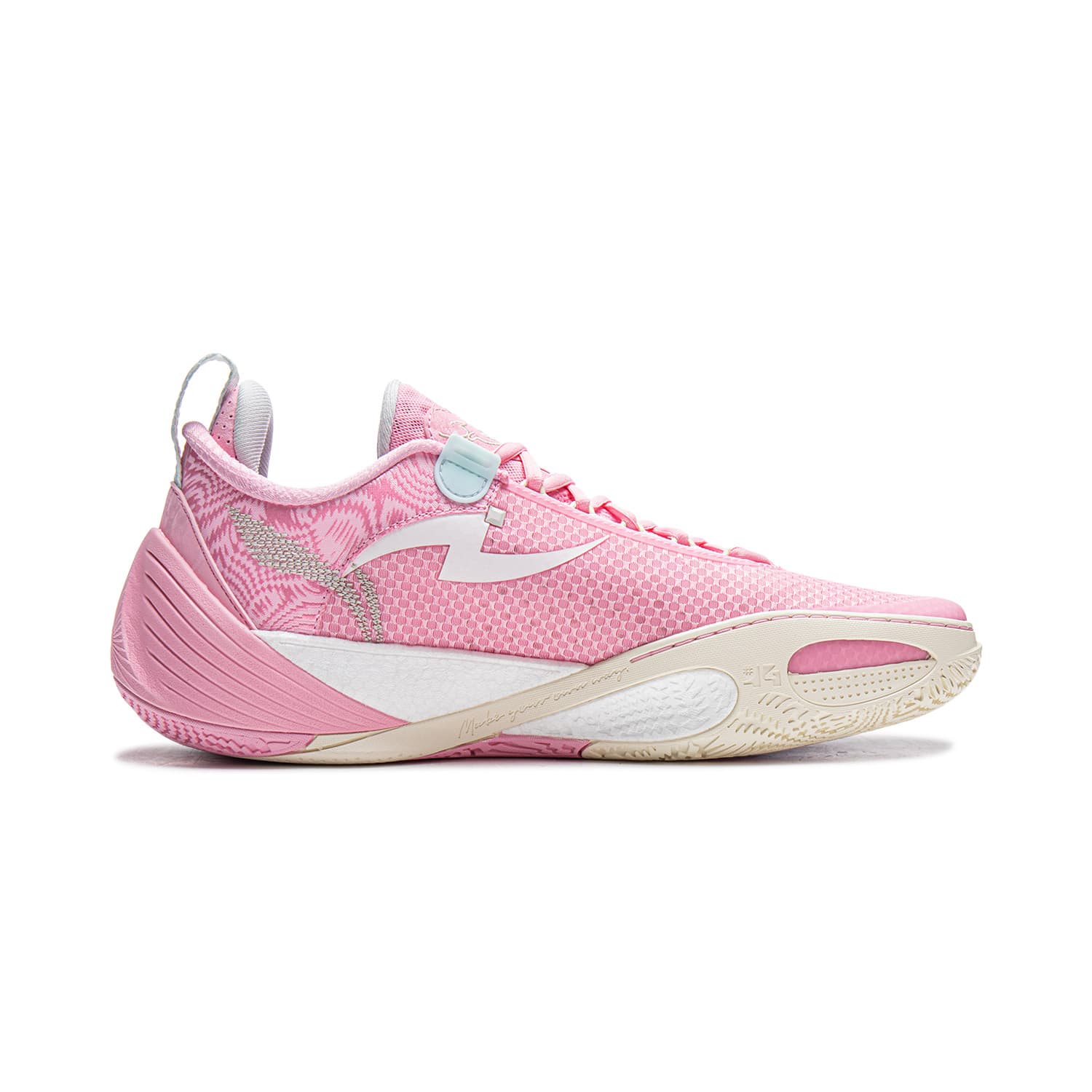 Кроссовки для баскетбола Li-Ning All City 14 Цветение Полноразмерная технология Bounse Стабильный Антискручивание Поддержка Покрытие Удобный Лоу-топы Баскетбольные кроссовки Мужской Персиковый розовый - изображение 2