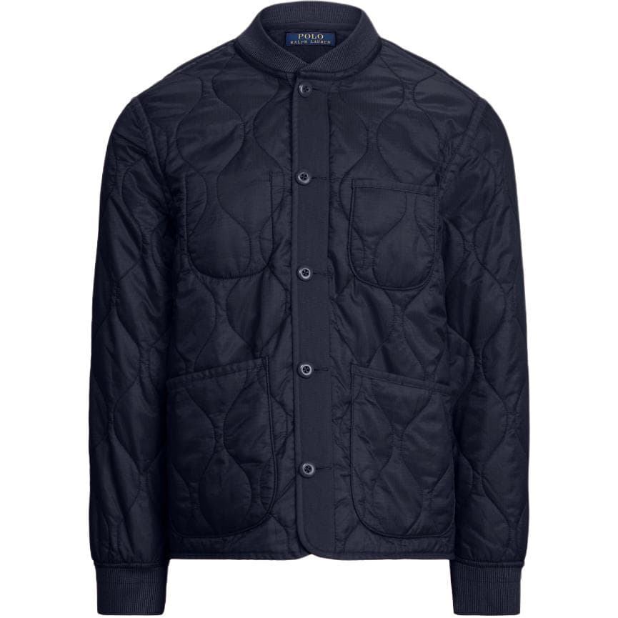 Зимняя куртка пуховик Polo Ralph Lauren Хлопковый пуховик Мужской Navy Blue - изображение 1