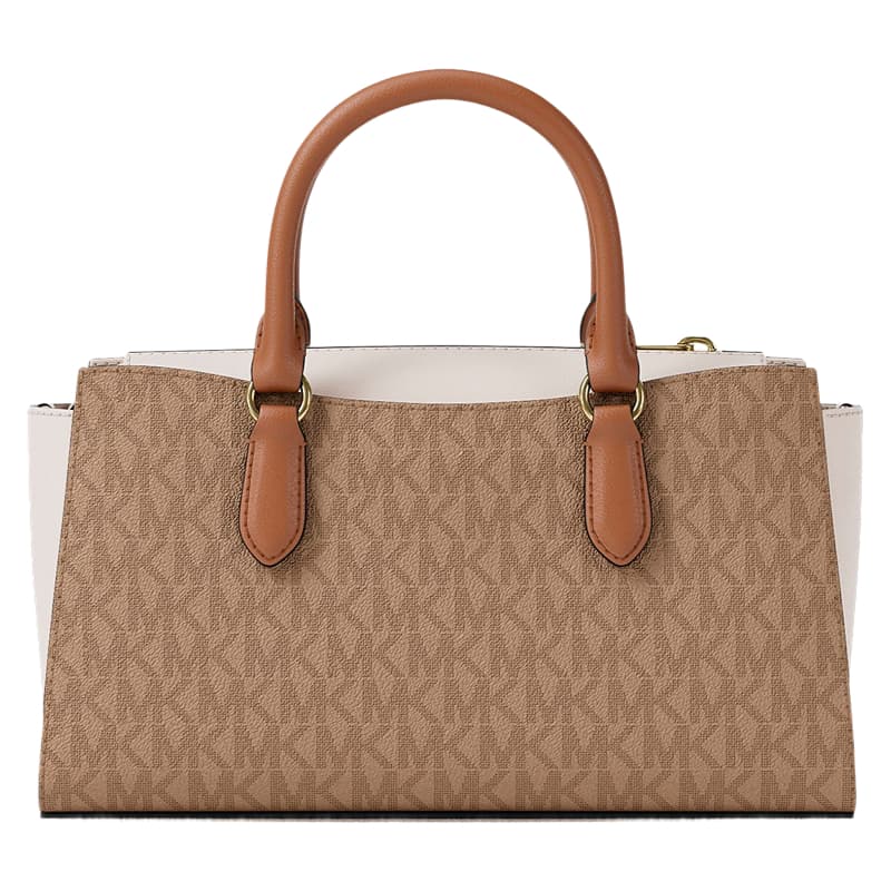 Сумка MICHAEL KORS Искусственная кожа Сумка Маленькая Женская Верблюжий цвет и Кремовая текстура и Белый - изображение 3