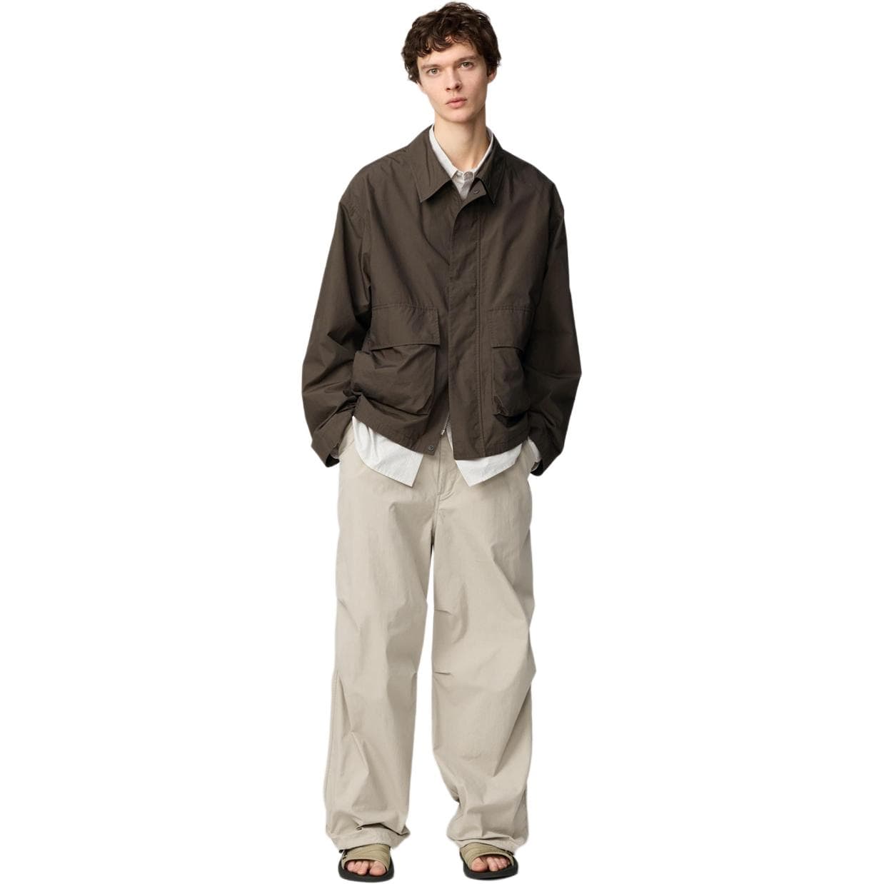 Штаны UNIQLO x Clare Waight Keller SS25 C Series Beige Pants — фото 3