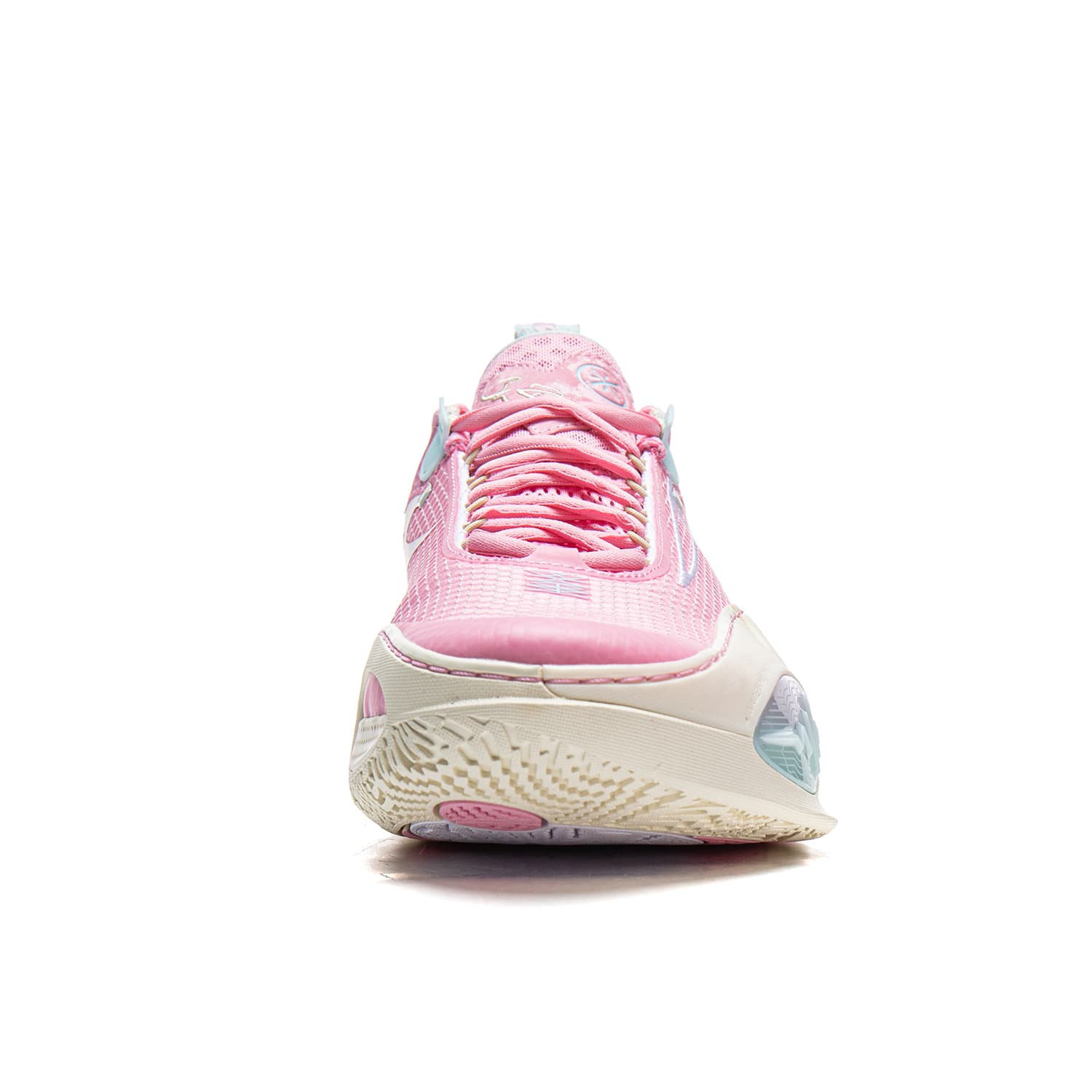 Кроссовки для баскетбола Li-Ning All City 14 Цветение Полноразмерная технология Bounse Стабильный Антискручивание Поддержка Покрытие Удобный Лоу-топы Баскетбольные кроссовки Мужской Персиковый розовый - изображение 7