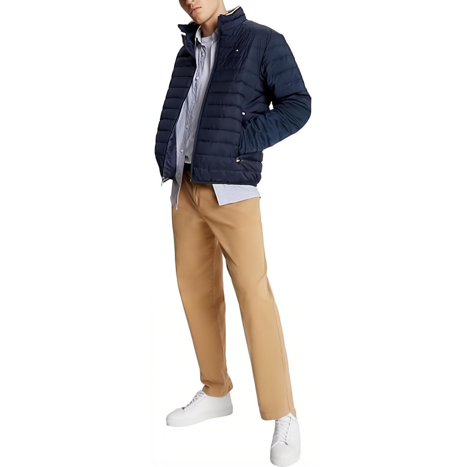 Куртка Tommy Hilfiger Recycled Packable Jacket Jackets Desert Sky - изображение 3