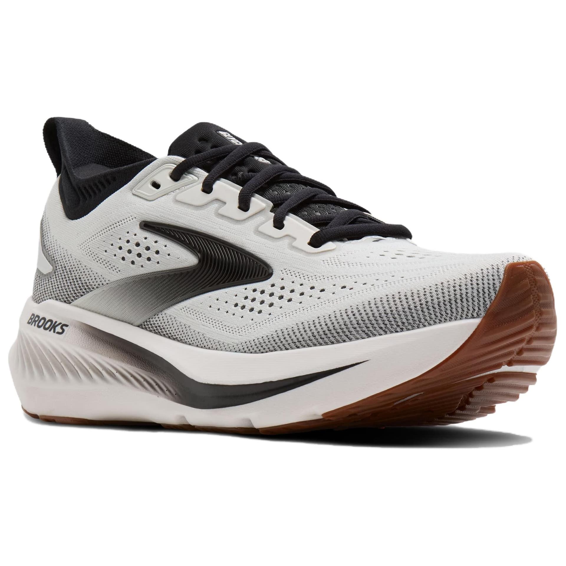 Кроссовки для бега Brooks GLYCERIN 23 Мягкий и Комфортный Баланс Дышащие Беговые Кроссовки Мужские Черно-Белые - изображение 3