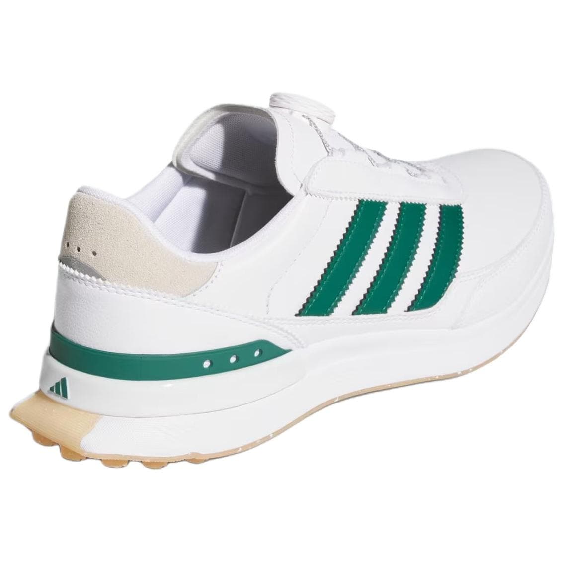 Кроссовки для гольфа Adidas S2G 26 Обувь для гольфа Мужской Бело-зеленый - изображение 4