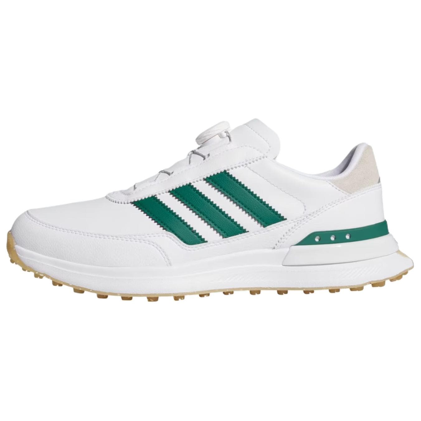 Кроссовки для гольфа Adidas S2G 26 Обувь для гольфа Мужской Бело-зеленый - изображение 1