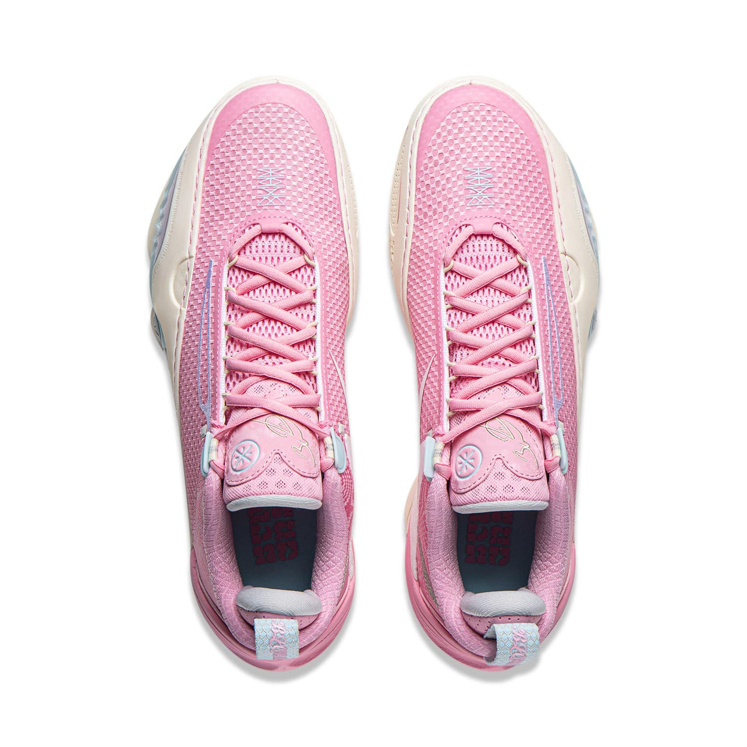 Кроссовки для баскетбола Li-Ning All City 14 Цветение Полноразмерная технология Bounse Стабильный Антискручивание Поддержка Покрытие Удобный Лоу-топы Баскетбольные кроссовки Мужской Персиковый розовый - изображение 3