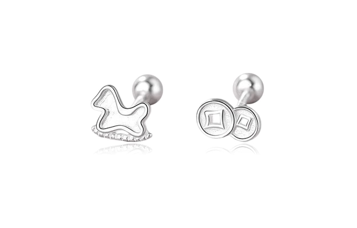 Серьги Inkopper Серьги-гвоздики из сплава женские - изображение 1