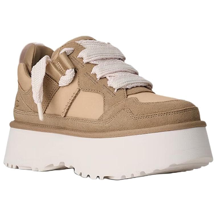 Кроссовки UGG Astromel Merlin Спилок Коровья Низкий Топ Повседневная Обувь Женская Горчичный - изображение 4