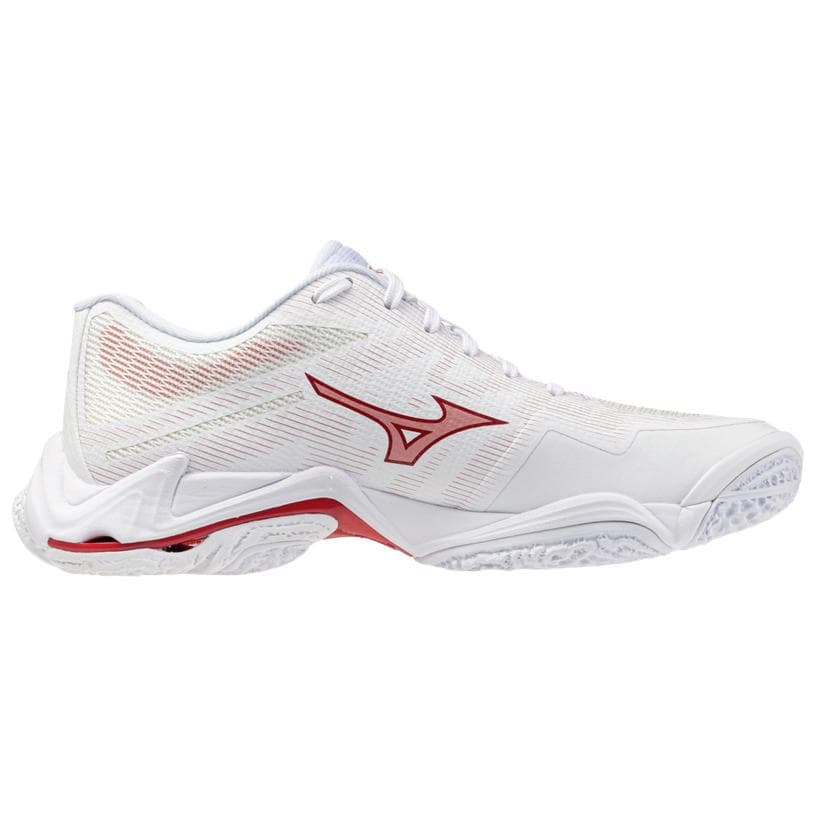 Кроссовки Mizuno Wave Lightning Волейбольные кроссовки Women's White Красный - изображение 2