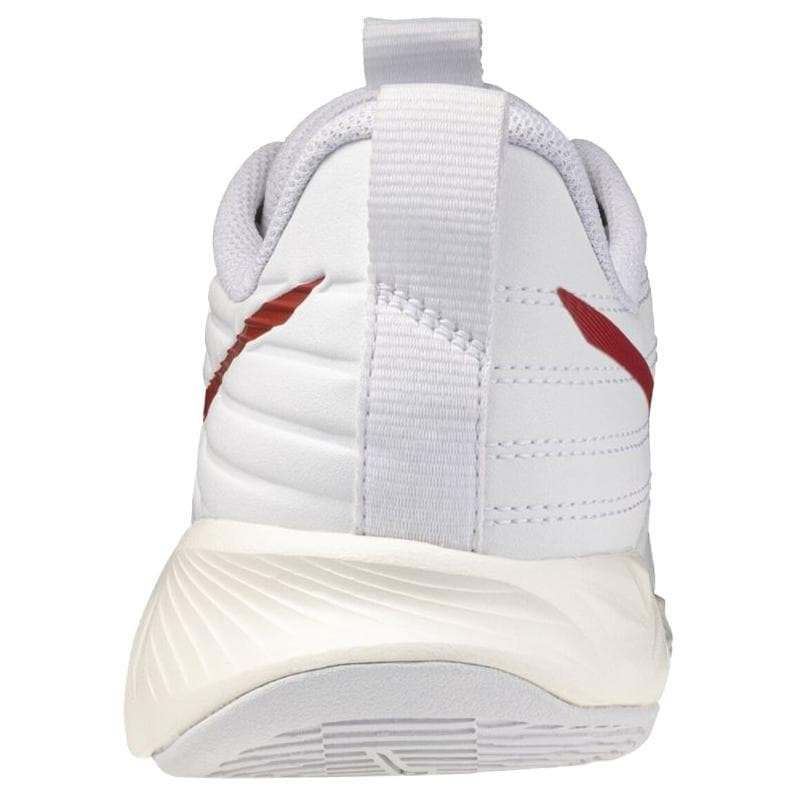 Кроссовки Mizuno WAVE MOMENTUM PRO Поддержка Low Топ Волейбольные кроссовки Women's White Красный - изображение 4