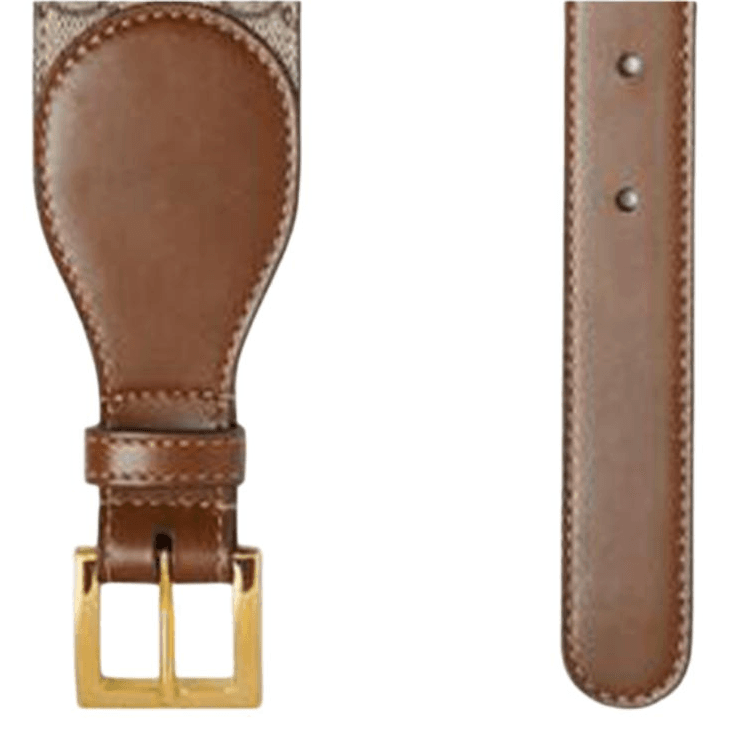 Ремень Gucci Horsebit Belt Brown 4cm - изображение 2
