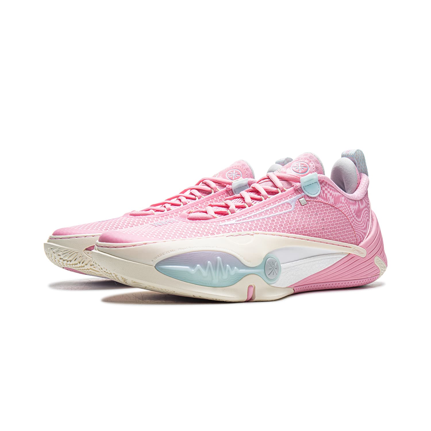 Кроссовки для баскетбола Li-Ning All City 14 Цветение Полноразмерная технология Bounse Стабильный Антискручивание Поддержка Покрытие Удобный Лоу-топы Баскетбольные кроссовки Мужской Персиковый розовый - изображение 6