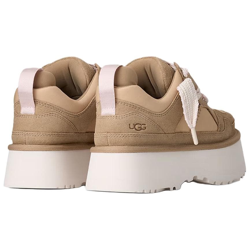 Кроссовки UGG Astromel Merlin Спилок Коровья Низкий Топ Повседневная Обувь Женская Горчичный - изображение 5