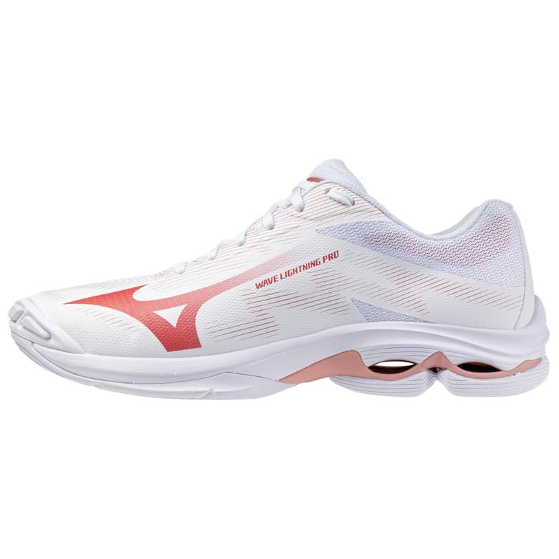 Кроссовки Кроссовки для волейбола Mizuno Wave Lightning Женские Белые Красные - изображение 1