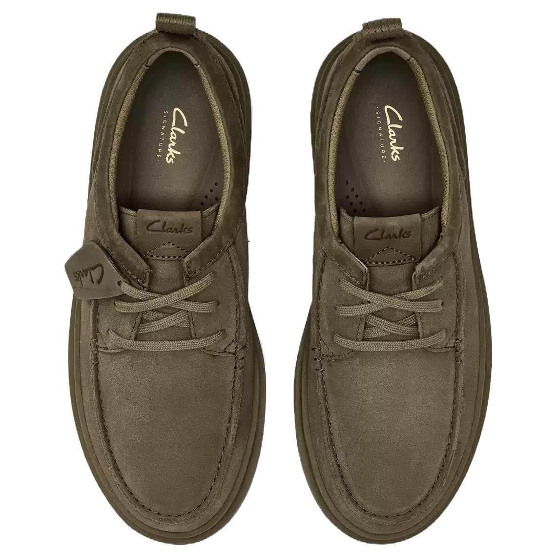 Clarks Повседневные кожаные туфли Мужские Серые - изображение 3
