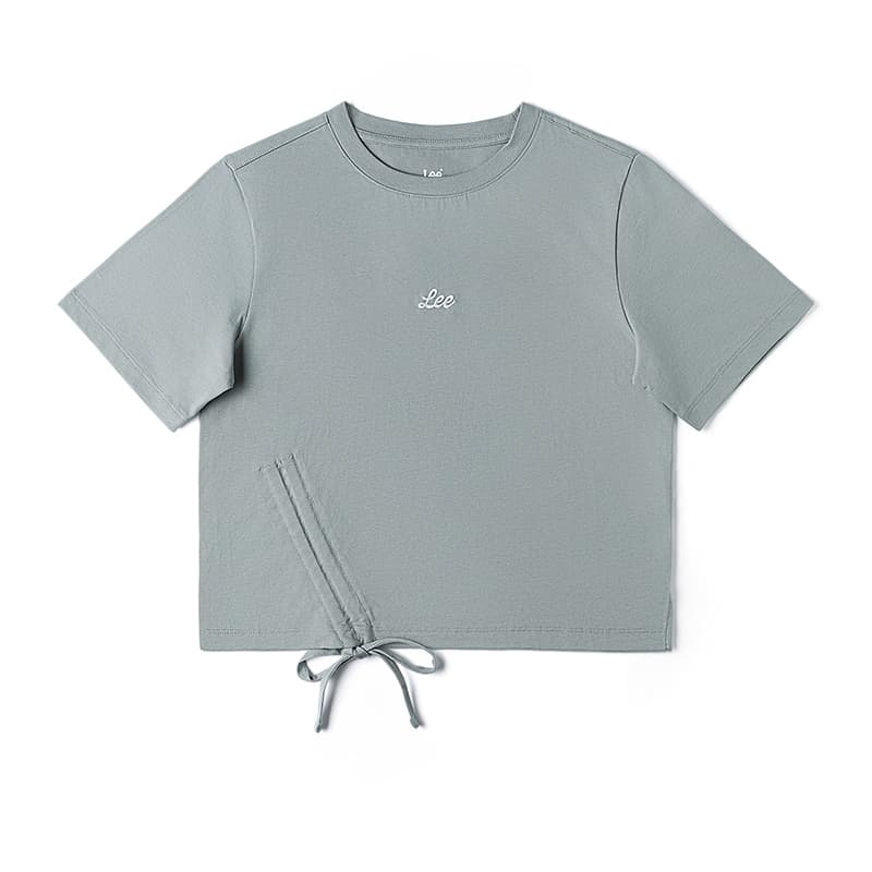 Футболка Lee Lime Gray Женские T-рубашки - изображение 1