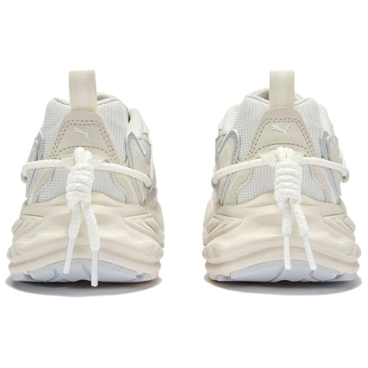 Кроссовки PUMA Дышащий Low Топ Массивные кроссовки Унисекс Белый - изображение 4