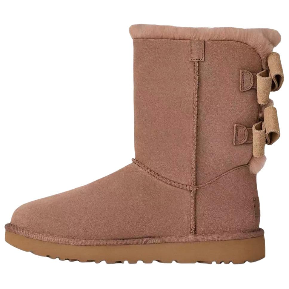Ботинки зимние UGG Спилок Коровья Кожа Короткие Снежные Ботинки Женские Освежающий Вариант Желудево-Коричневый - изображение 1