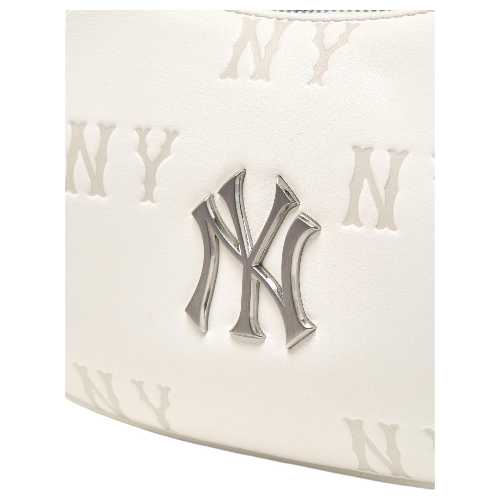 Мини-сумка MLB New York Yankees Полиуретан Сплавленный с Полиэстером Сумка через плечо Унисекс Кремовый - изображение 5