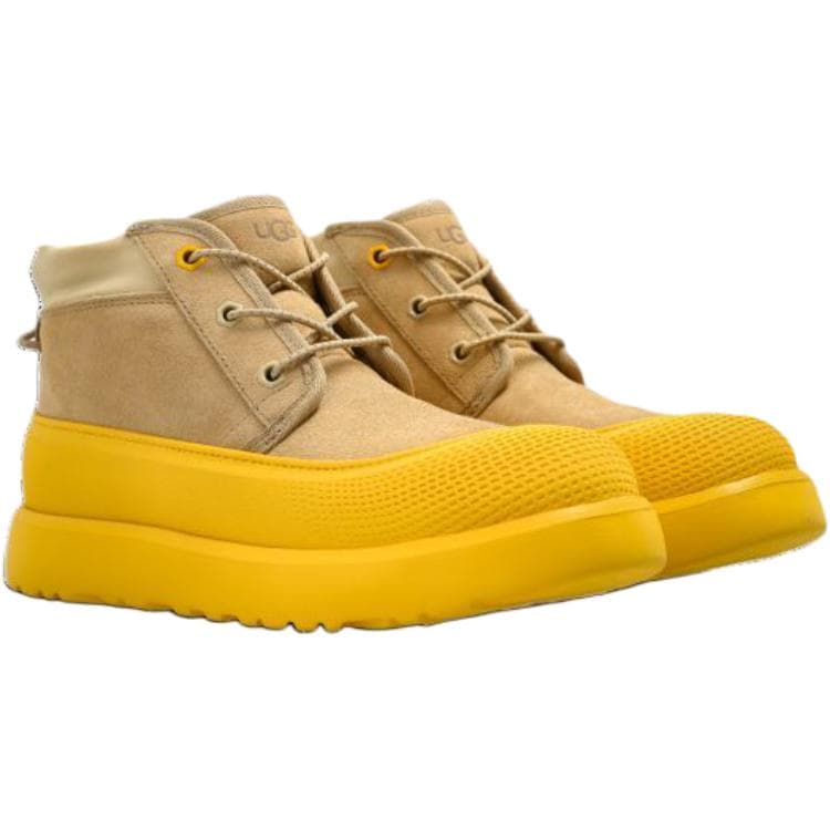 UGG Neumel противоскользящие детские зимние ботинки желто-коричневого цвета для малышей - изображение 2