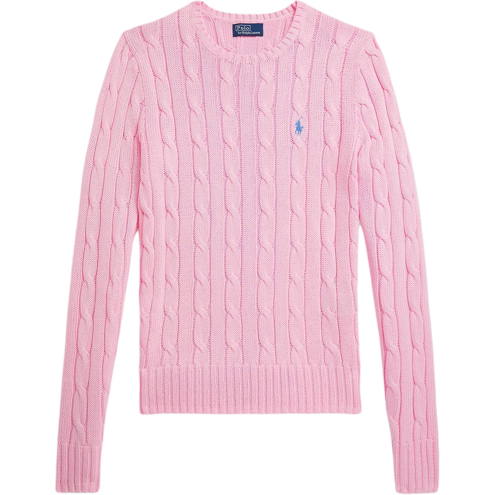 Кофта Polo Ralph Lauren Трикотаж Облегающий Женский Карамельный Розовый - изображение 1