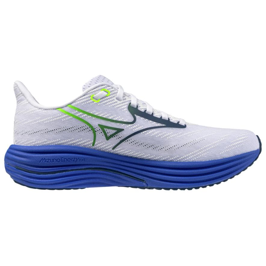 Кроссовки для бега Mizuno WAVE RIDER 29 Повседневные беговые кроссовки Мужские Белые - изображение 2