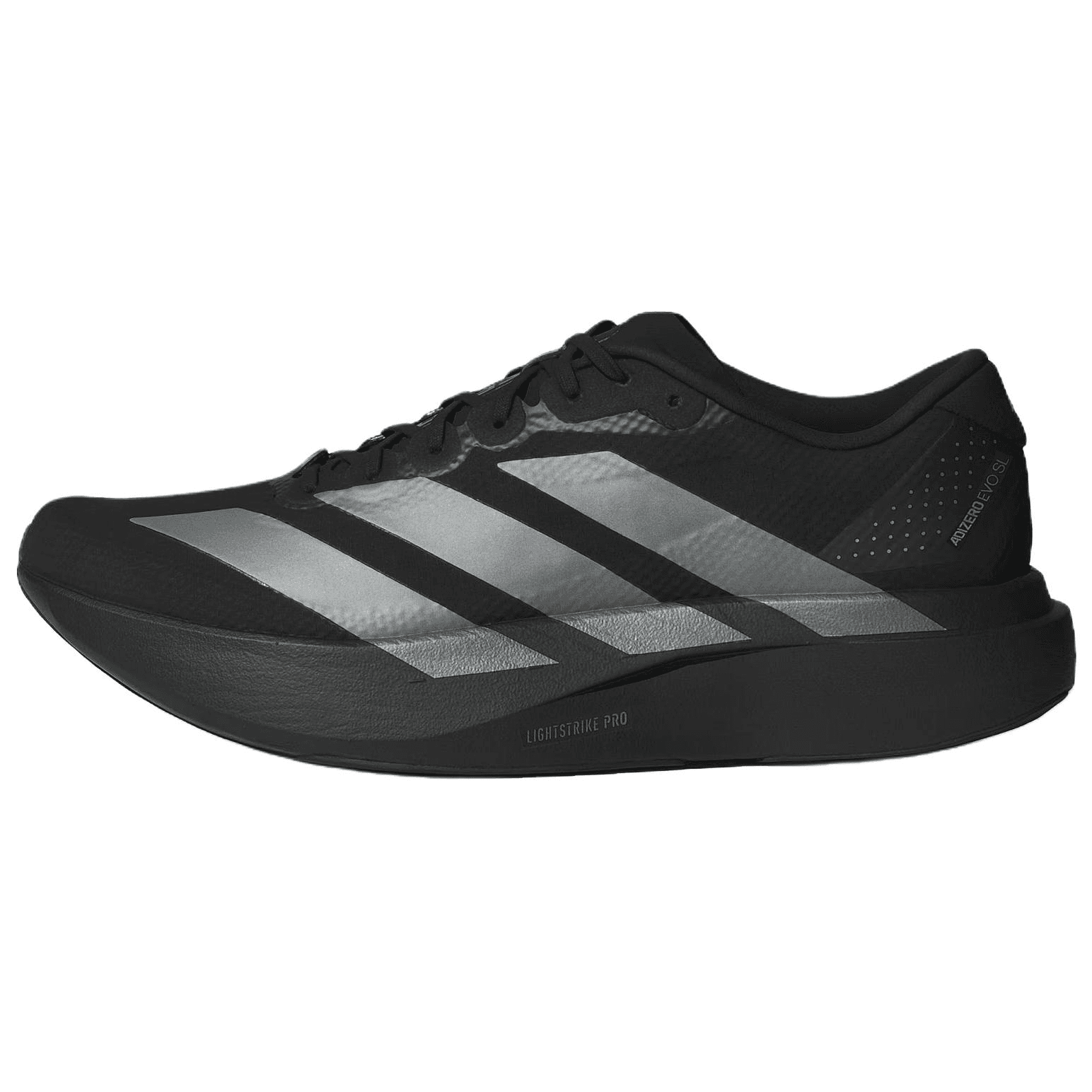 Кроссовки для бега Adidas Adizero EVO SL Увеличение роста Лоу-топы Марафон Гонки Беговые кроссовки Мужской Черный - изображение 1