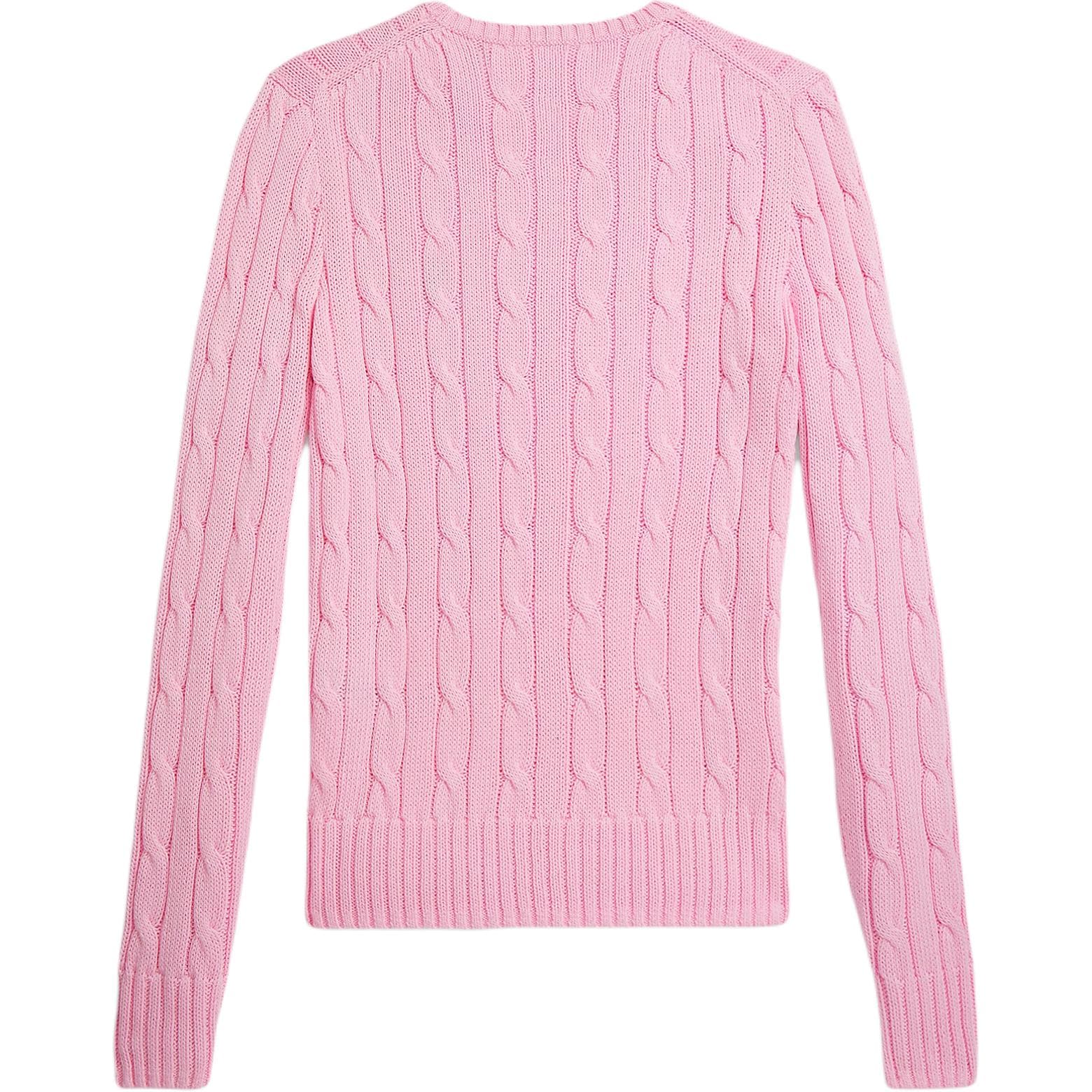 Кофта Polo Ralph Lauren Трикотаж Облегающий Женский Карамельный Розовый - изображение 2