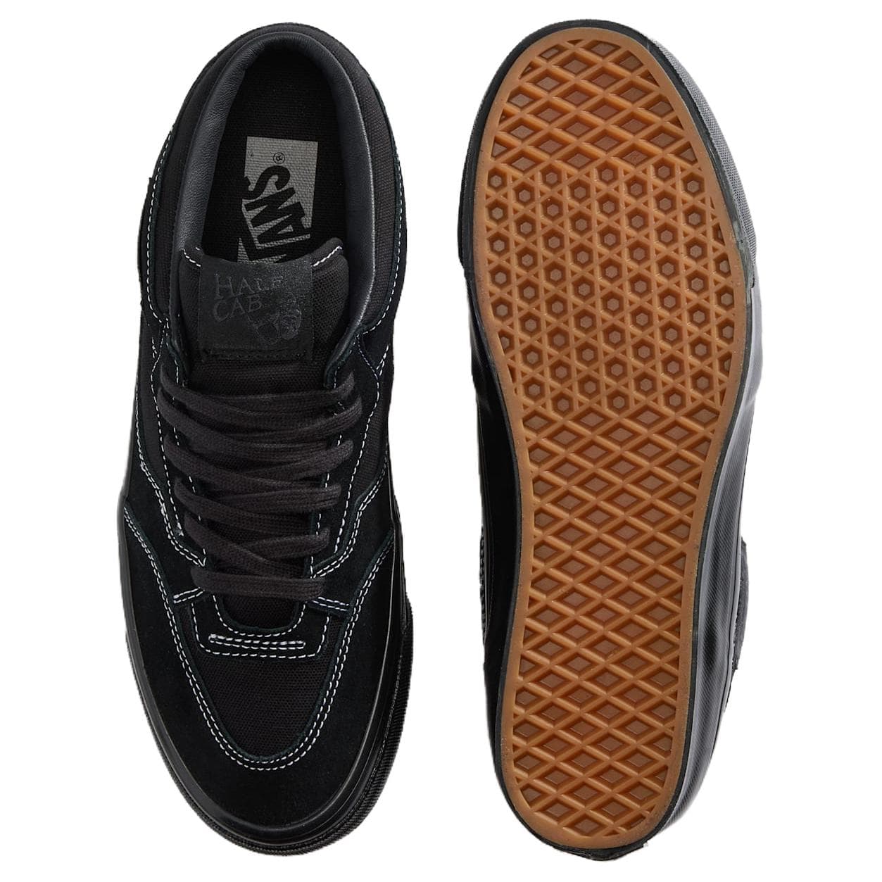 Кроссовки Vans Half Cab Reissue 33 Текстиль Искусственная замша MID Топ Скейтборд Кроссовки Унисекс - изображение 4