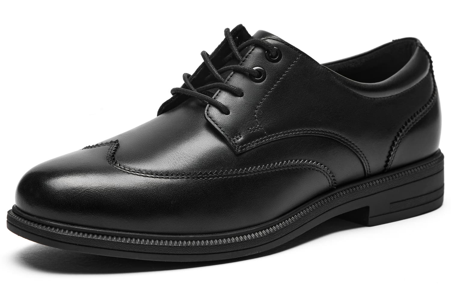 Clarks Повседневные кожаные туфли Мужские Черные - изображение 2