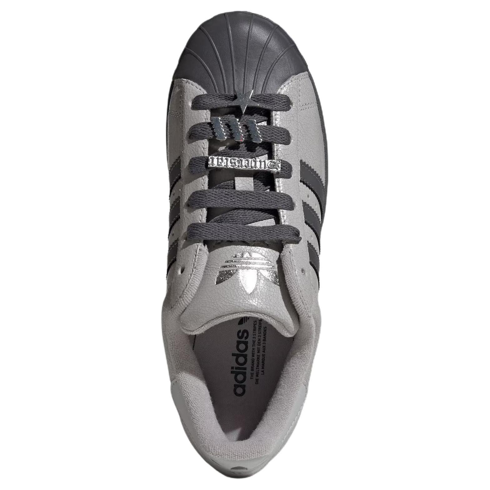 Кроссовки Adidas Originals Superstar 2 Low Топ Скейтборд Обувь Женские Светло-серый - изображение 3