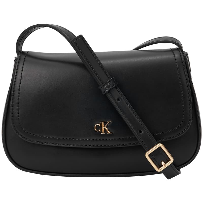 Сумка через плечо calvin klein Синтетический материал Седло Сумка Сумка через плечо Средний Женские Космический черный - изображение 1