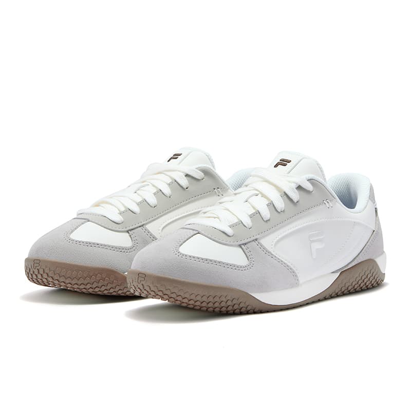 Кроссовки FILA FUSION WING Wings Shoes Низкие Кеды Скейтборд Обувь Женская Белая Серая - изображение 3