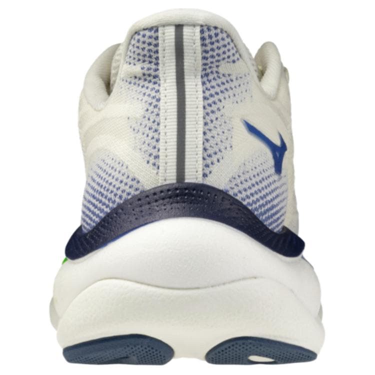 Кроссовки для бега Mizuno WAVE SKY 9 Дышащие Отскок Повседневные Беговые Кроссовки Мужские Серый Белый - изображение 4