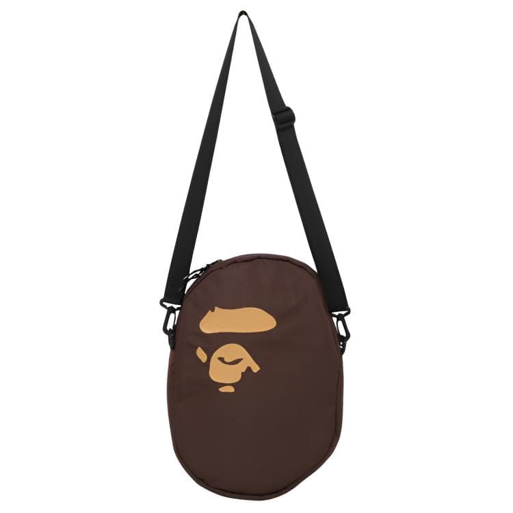 Сумка через плечо A BATHING APE Ткань Сумки кросс-боди Обычный (стандартный) Унисекс Черный кофейный - изображение 1