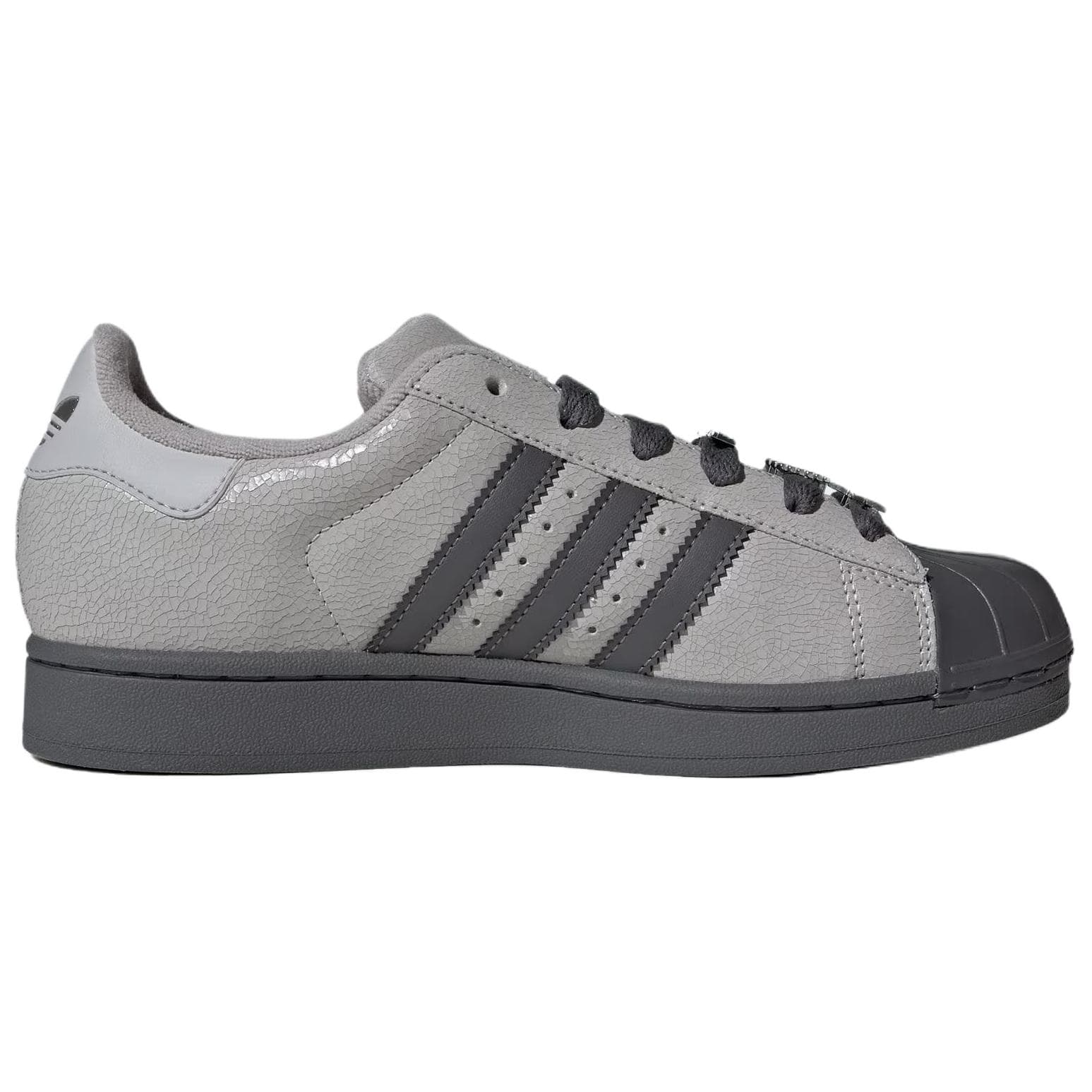 Кроссовки Adidas Originals Superstar 2 Low Топ Скейтборд Обувь Женские Светло-серый - изображение 2