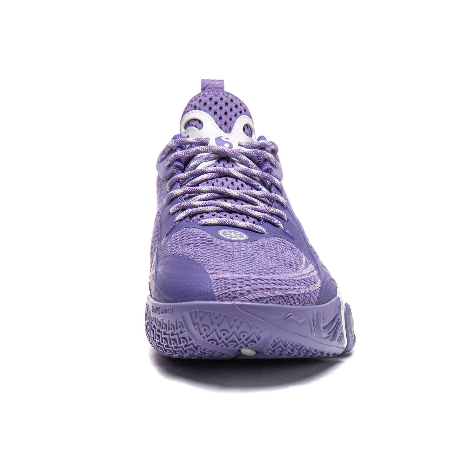 Кроссовки для баскетбола Li NING DLO 1 Амортизация Противоскользящие Отскок Сцепление Низкие Баскетбольные Кроссовки Мужские Фиолетовые Bell - изображение 6
