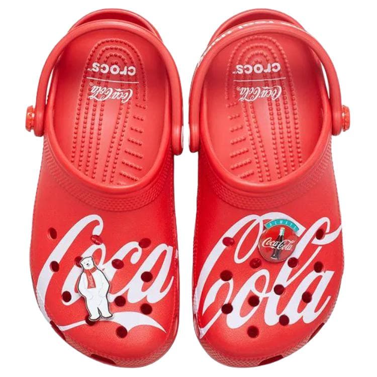 Сабо Crocs x Coca Cola Классические Сабо из Резины Женские Красные - изображение 5