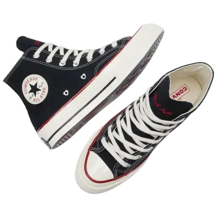 Кеды Converse 1970s Унисекс Кеды Хай-топы Черный красный - изображение 4