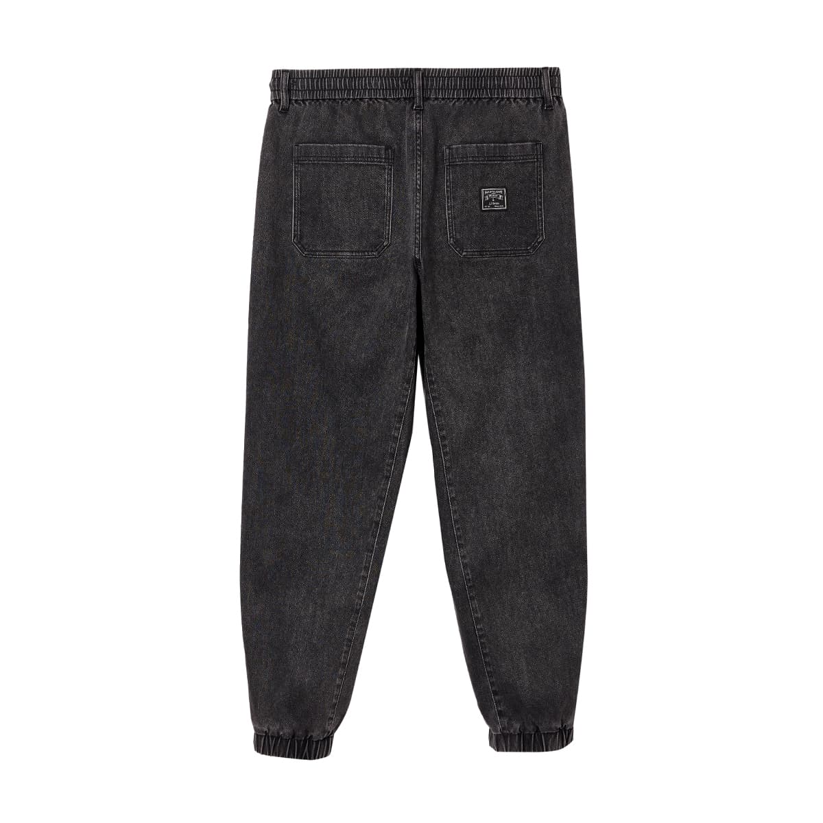 Штаны JACK&JONES Весенние эластичные минималистичные удобные универсальные модные повседневные индивидуальные однотонные брюки джинсы мужские с эластичным манжетом - изображение 2